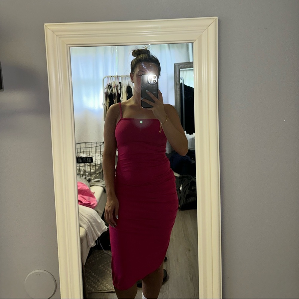 Pink Slip Dress